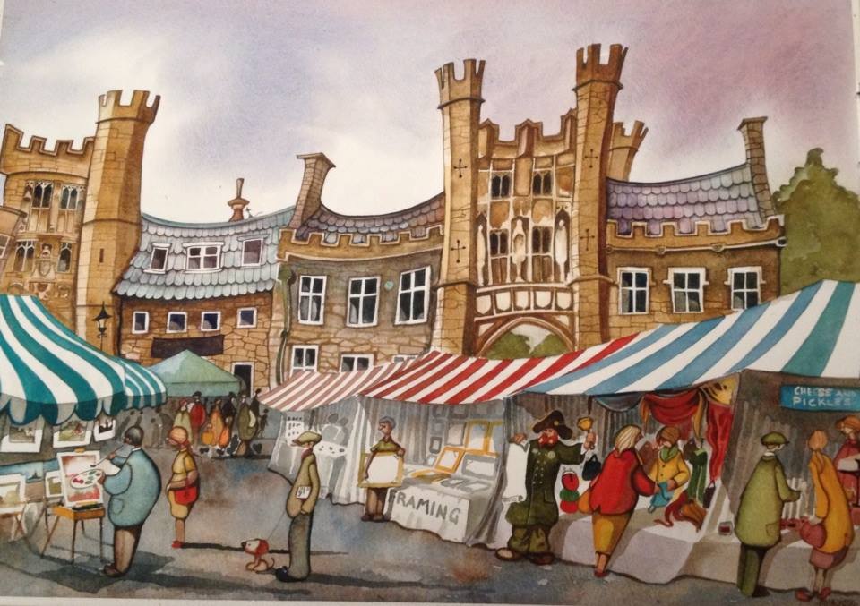 Wells Market Print