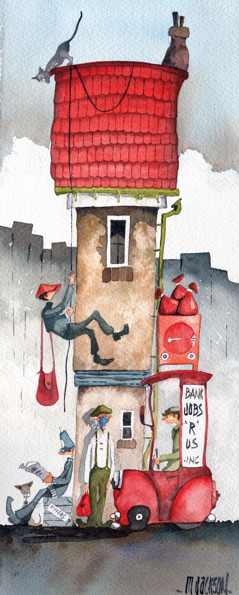 Bank Jobs R Us Mike Jackson Artist