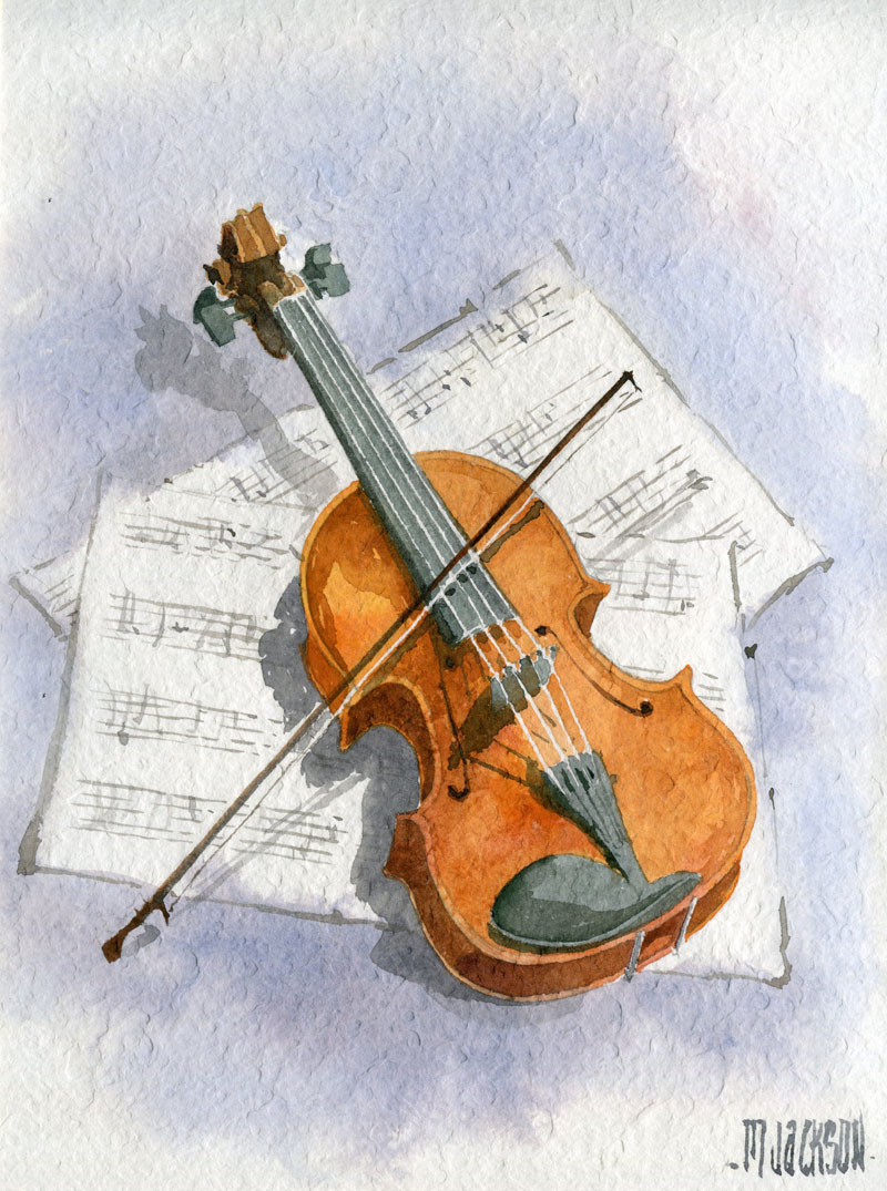 Violin with Music
