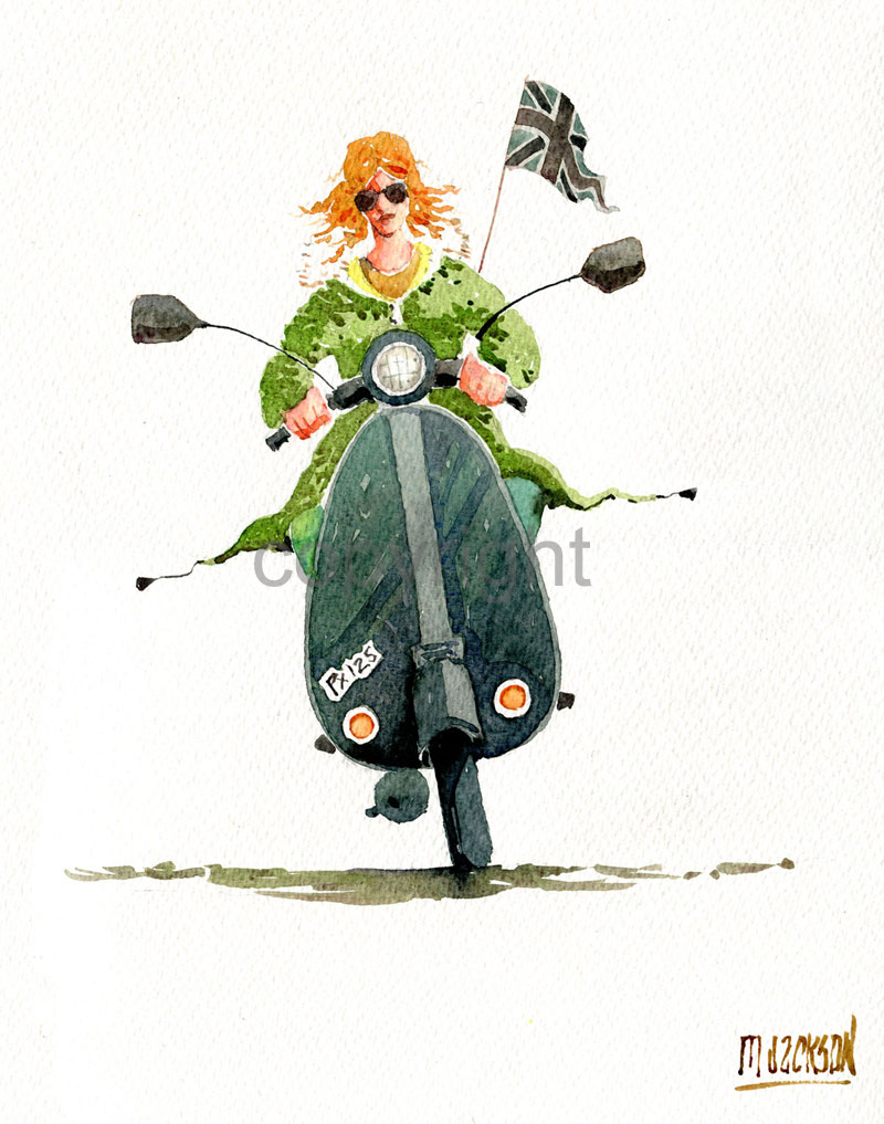 Mod Girl Lone Rider